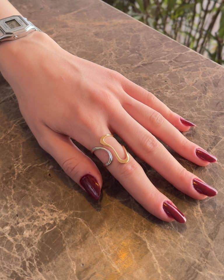 Altın Kaplama İki Renkli Paslanmaz Çelik Yüzük photo review