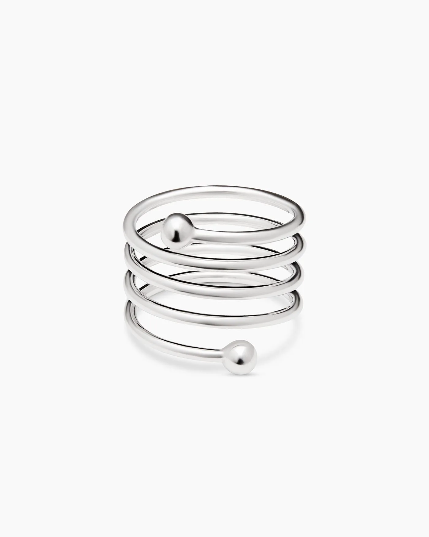 925 Gümüş Spiral Yüzük